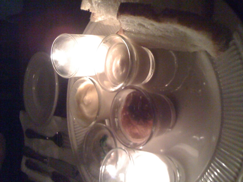Toast Pots (No it wasn't served with candles on the dish it was just that dark!)