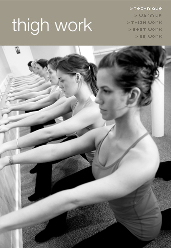 Pure Barre Thigh Workout (photo courtesy of Pure Barre)